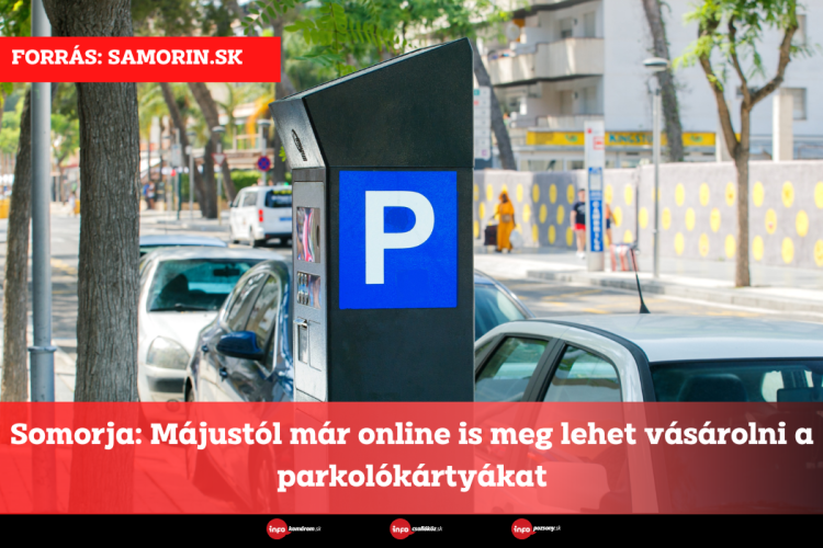 Somorja: Májustól már online is meg lehet vásárolni a parkolókártyákat