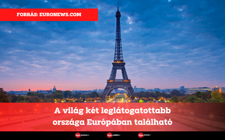 A világ két leglátogatottabb országa Európában található