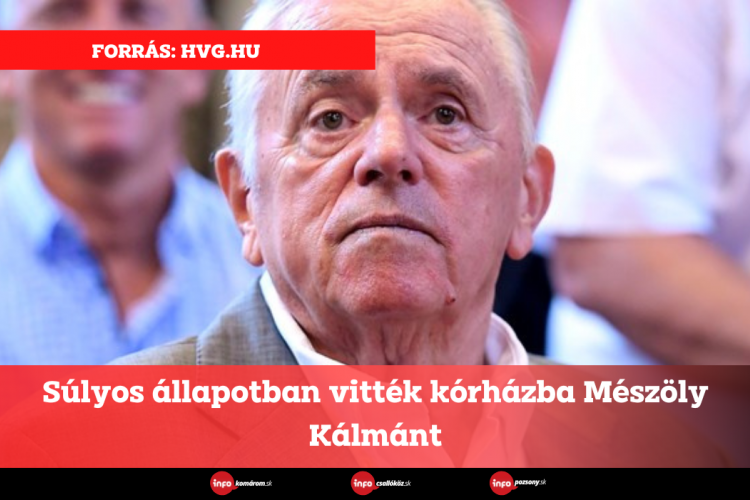 Súlyos állapotban vitték kórházba Mészöly Kálmánt