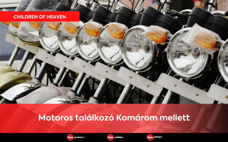 Motoros találkozó Komárom mellett