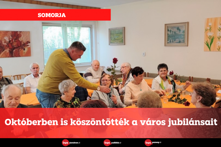 Októberben is köszöntötték a város jubilánsait