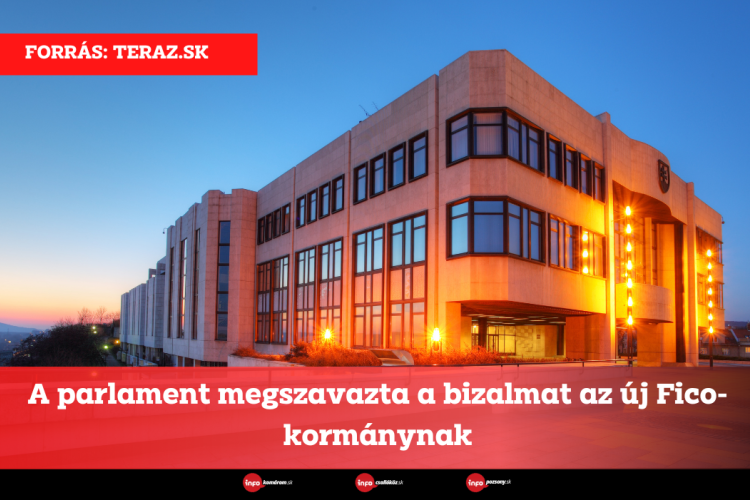 A parlament megszavazta a bizalmat az új Fico-kormánynak