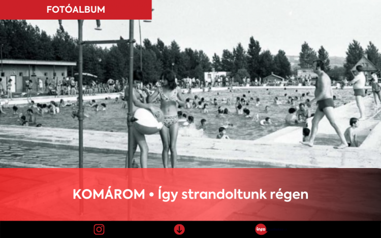 Így strandoltunk régen • Ritka komáromi fotók a 70-es évekből