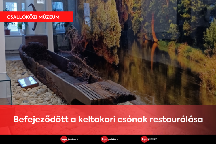 Csallóközi Múzeum • Befejeződött a keltakori csónak restaurálása