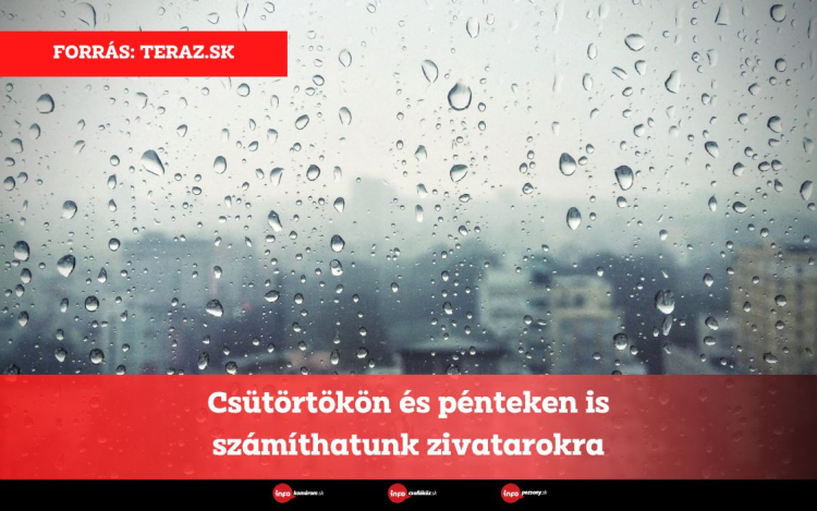 Csütörtökön és pénteken is számíthatunk zivatarokra