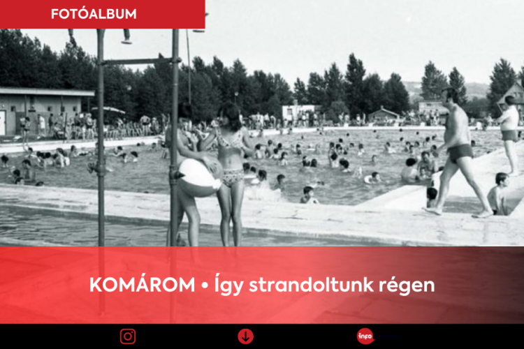 Így strandoltunk régen • Ritka komáromi fotók a 70-es évekből