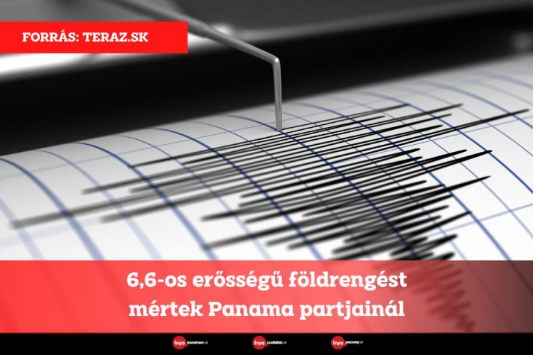 6,6-os erősségű földrengést mértek Panama partjainál