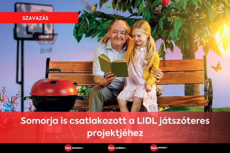 Somorja is csatlakozott a LIDL játszóteres projektjéhez