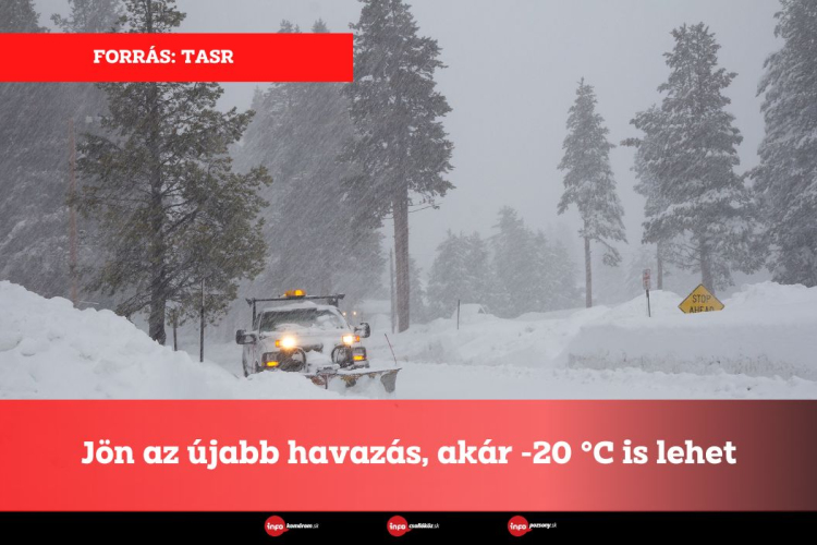 Jön az újabb havazás, akár -20 °C is lehet